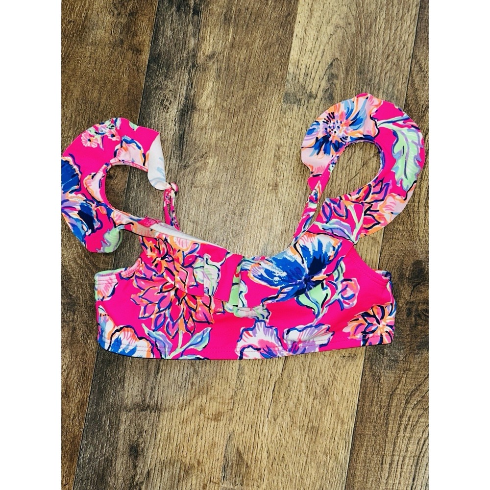 Lilly Pulitzer Girls Kasme Bikini UPF TOP ONLY 6